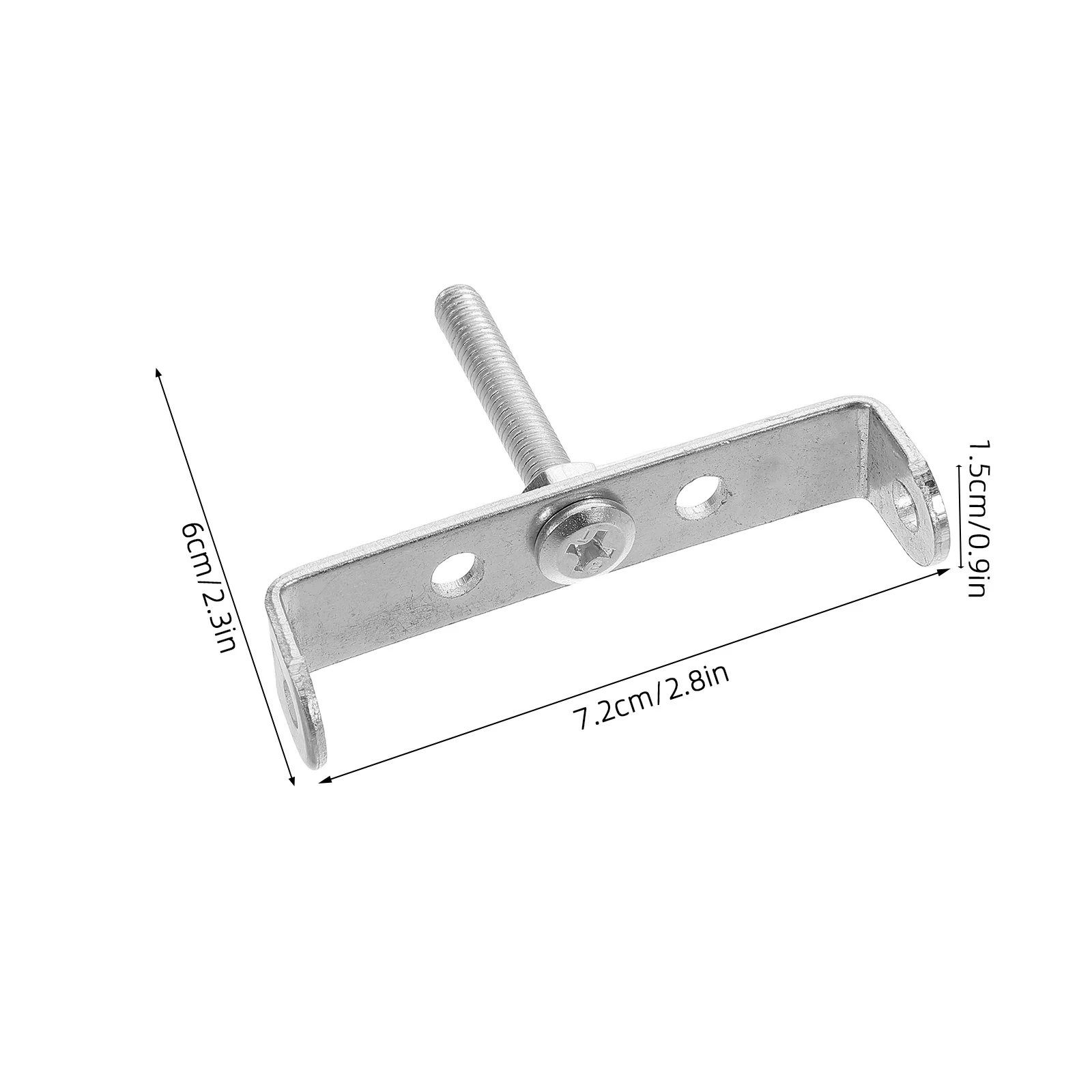 Conector de rack de assento traseiro de bicicleta, adaptador resistente em formato de u para armazenamento expandido e ciclismo pronto para aventura com 10 peças