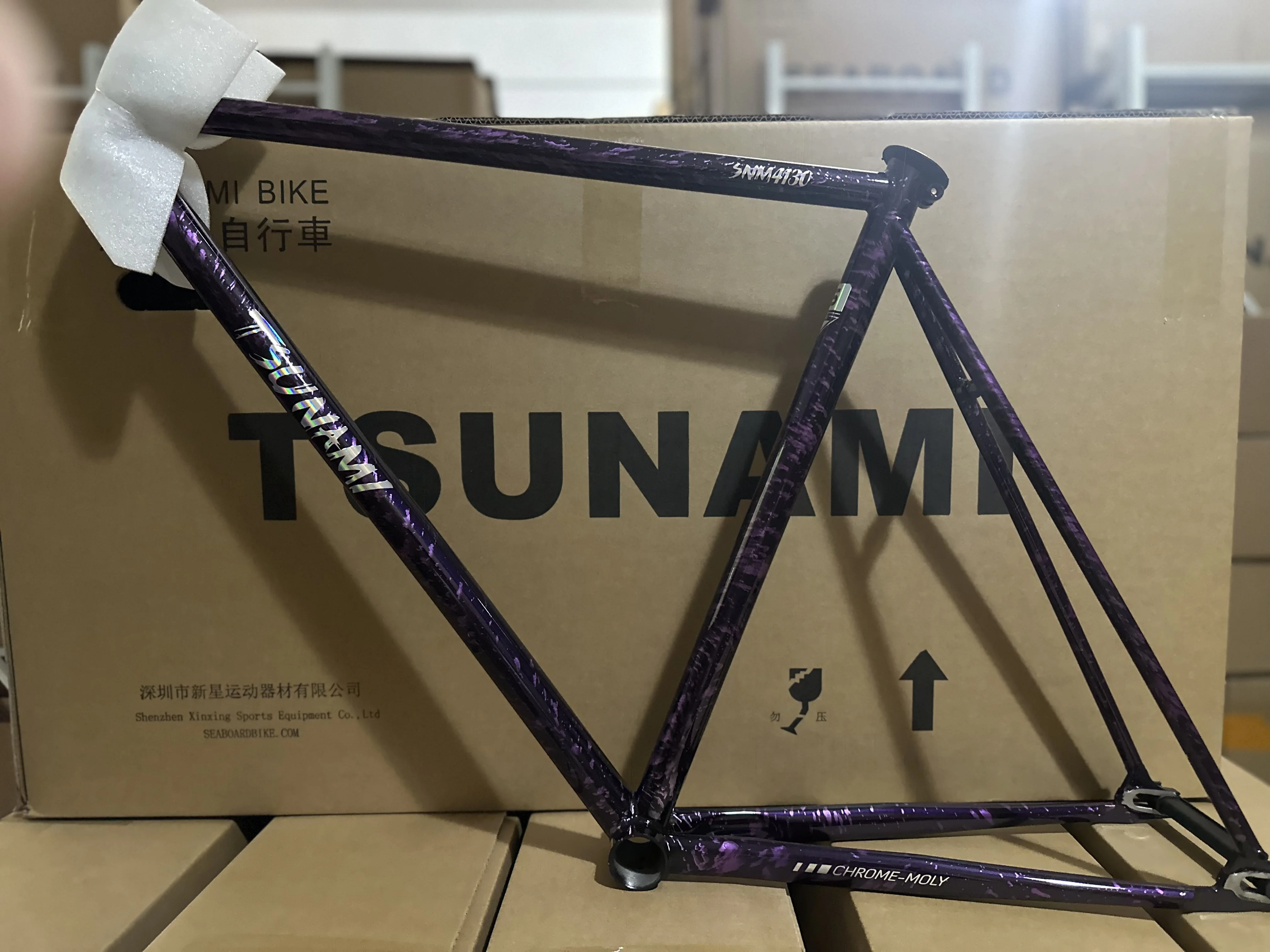 TSUNAMI SNM4130 700C Fixed Gear Bike Frame 50/52/55cm Steel