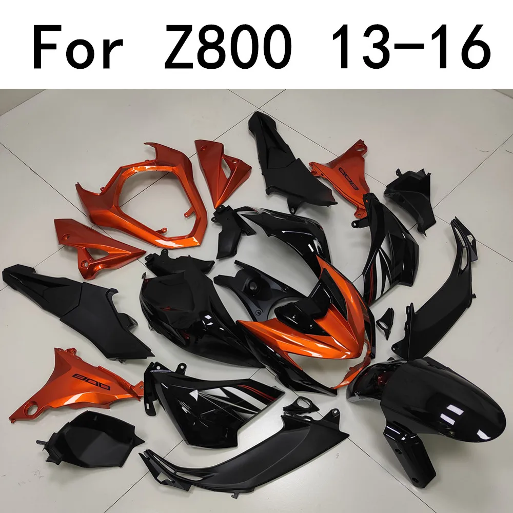 Motorcycle For Kawasaki Z800 2013-2014-2015-2016 Full Fairing Kit Injection Bodywork Cowling Orange Black Classic