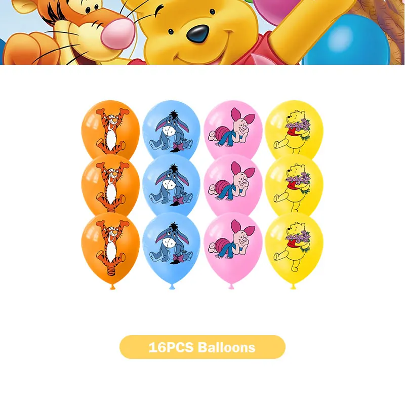 Winnie de Poeh thema verjaardagsdecoratie Banner Ballonnen Cadeauzakjes Bekerbord Tafelkleed Taarttoppers Feestartikelen Gunsten