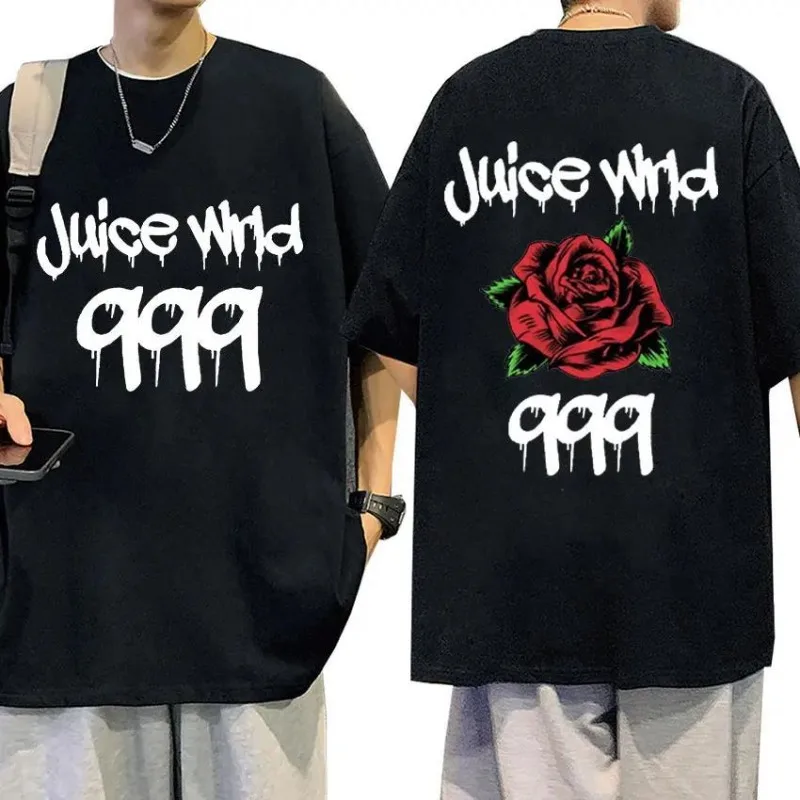

Rapper Juice Wrld 999 Short T Shirt Men's Women's Letter Printed Tshirts Y2k Casual Fashion Sportswear Summer Quick Dry Clothing