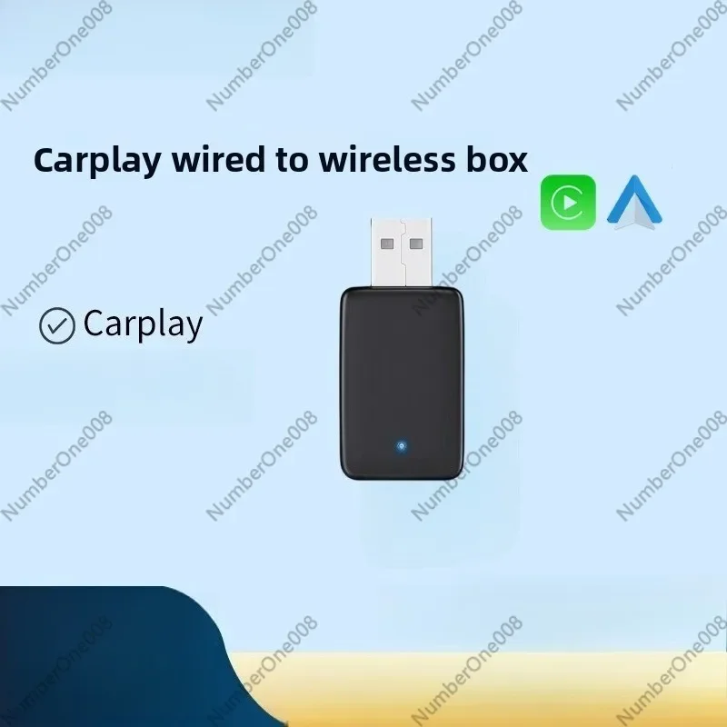 2-in-1 Android Auto & Wireless Carplay Adapter: Wired Carplay To Wireless Carplay Adapter with Screen Mirroring
