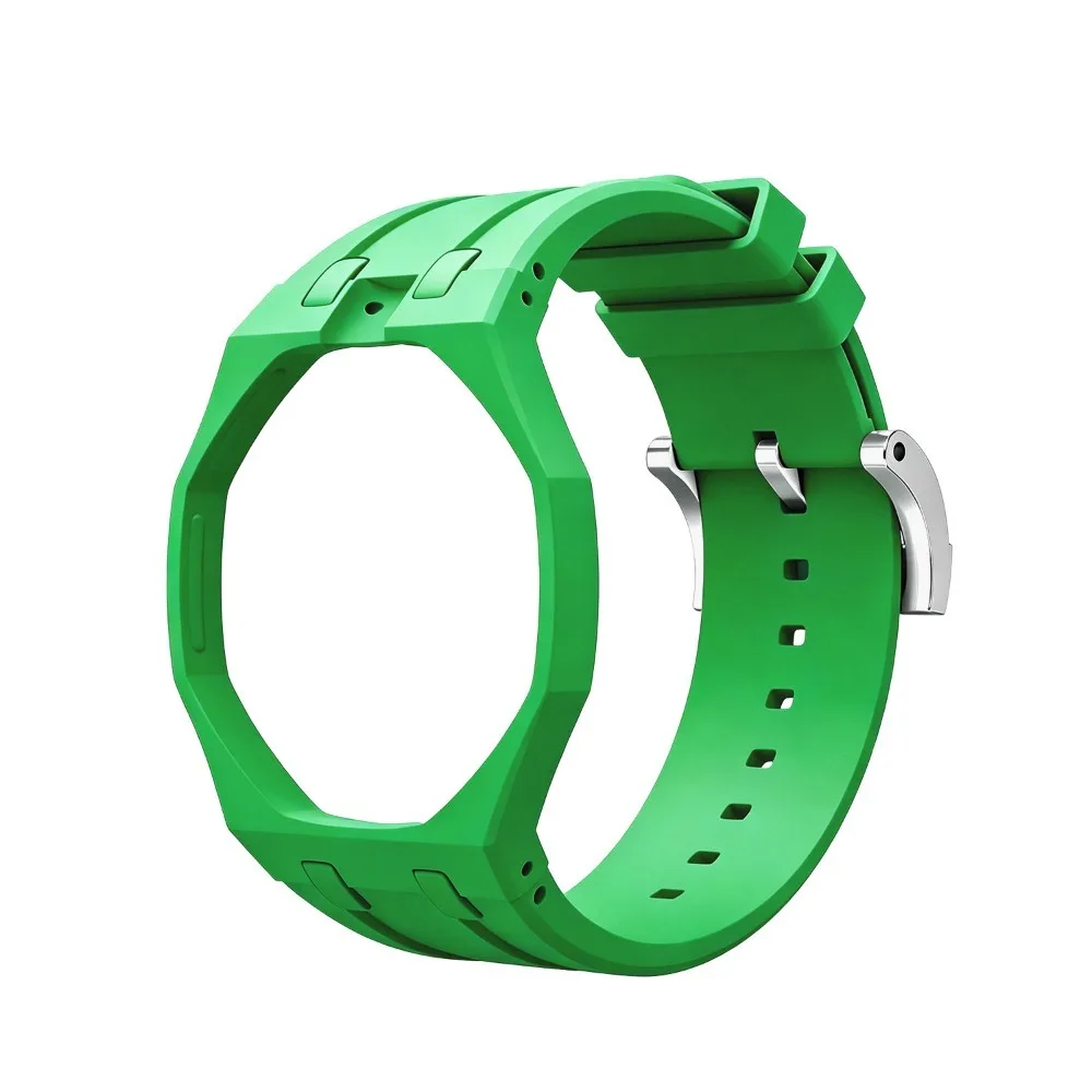 For Swatch Bioceramic Watch Royal POP Mod Silicone Strap Integrated Band Luxury Sport Replacement Watch Accessories