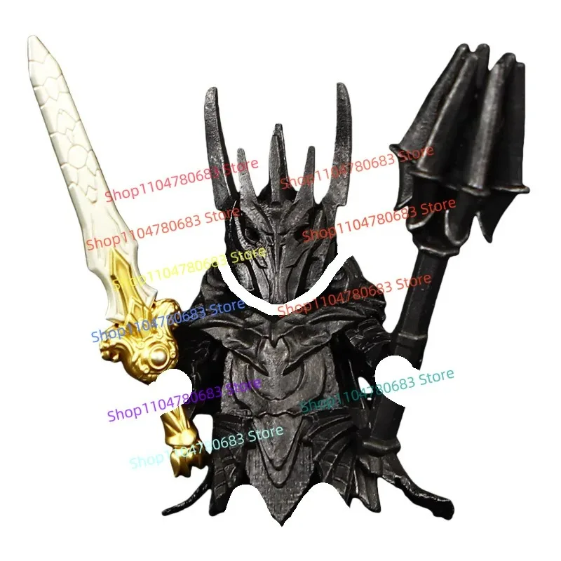 Blocs de construction MOC guerrier foncé, Mini figurine d'assemblage, modèle d'exposition, décor TV Anime, jouet, cadeau de vacances à collectionner