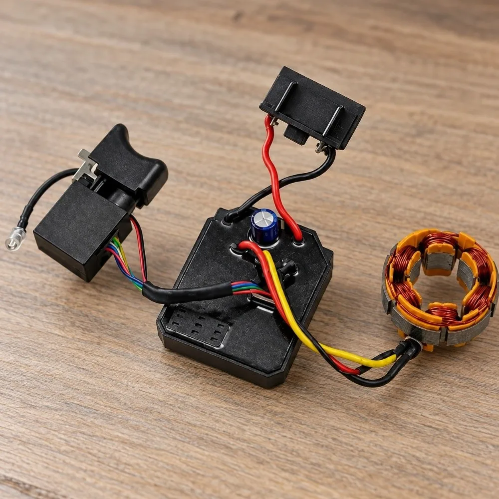 Brushless Motor Brushless Motor Stator 21V Voltage Cordless Design Drill Control Board Stator Coil for Dayi Style Electric Drill