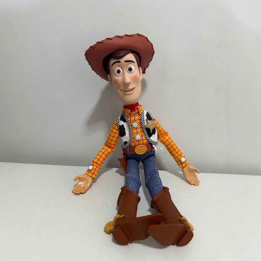 Disney Pixar Toy Story Action Figure, 20th Anniversary Edition, Woody the Cowboy Sheriff, Jessie, Pull-String Talking Doll