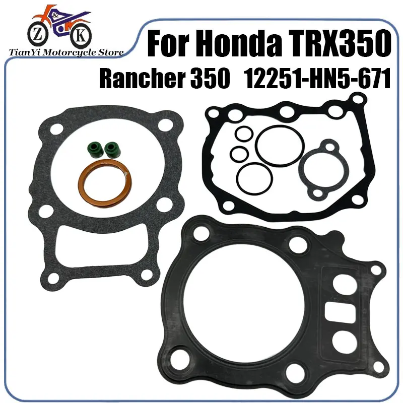 Motorrad-Motordichtungssatz für Honda ATV Rancher 350 TRX350FE 4x4 ES TRX350FM TRX350TE TRX350TM 2000-2006 12251-HN5-671