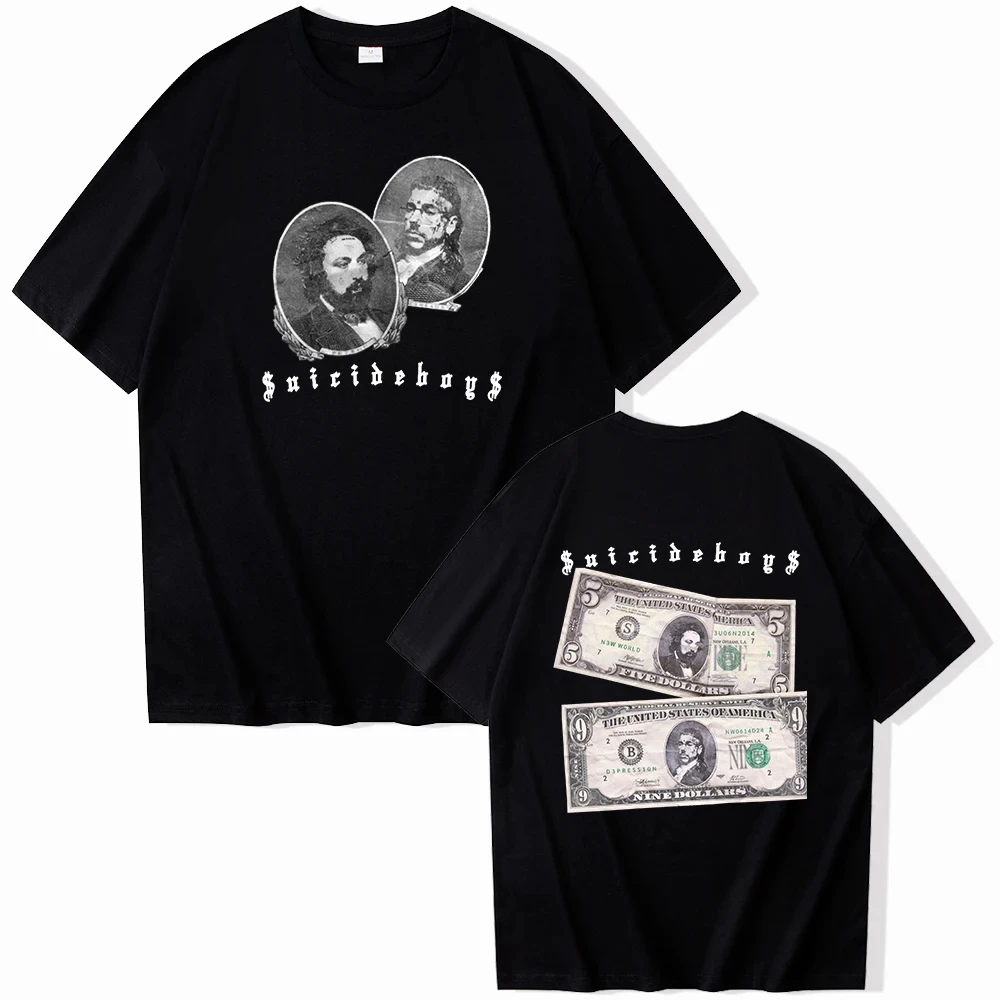 

$uicideboy$ New World Depression 2024 Short Sleeve T-shirt Harajuku O-neck Summer Casual Shirt Fans Gift Tops