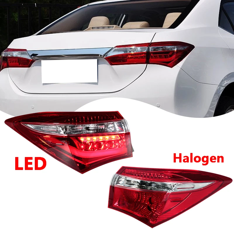 

For Toyota Corolla 2014-2018 Rear Tail Light Outside Inside Turning Signal Brake Lamp Warning Light 81591-02570 81581-02570