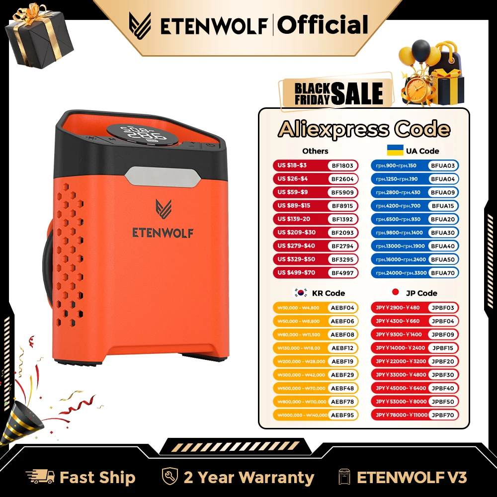 yZ[zETENWOLF [t@[ V3 |[^uԃRvbT[ 160 PSI 100% f[eBTCNԂ̃^CCt[^[ 7800mAh ԃI[goC]ԃ{[p