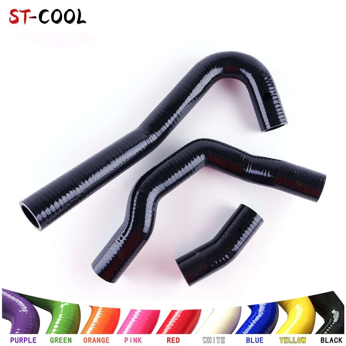 

For 1989-1994 Nissan Silvia 180SX 200SX S13 CA18DE CA18DET 1990 1991 1992 1993 Silicone Radiator Hoses Tubes Kit 3Pcs 10 Colors