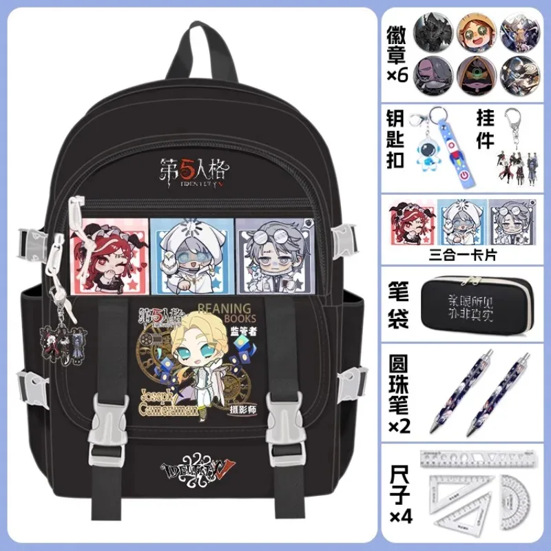 كاندي 2025 أنيمي لعبة الهوية الخامس تأثيري المنقب المحنط سير أكسفورد الكرتون عالية السعة الحرم الجامعي شارة مقلمة على ظهره