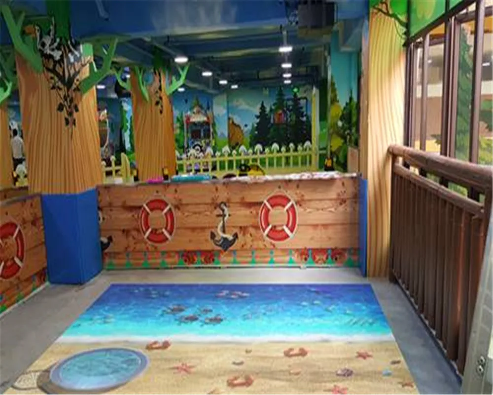 Leplay Children's Outdoor Interactive WUXGA  3LCD Floor Projection Pool Game Advertising Equipment Projector