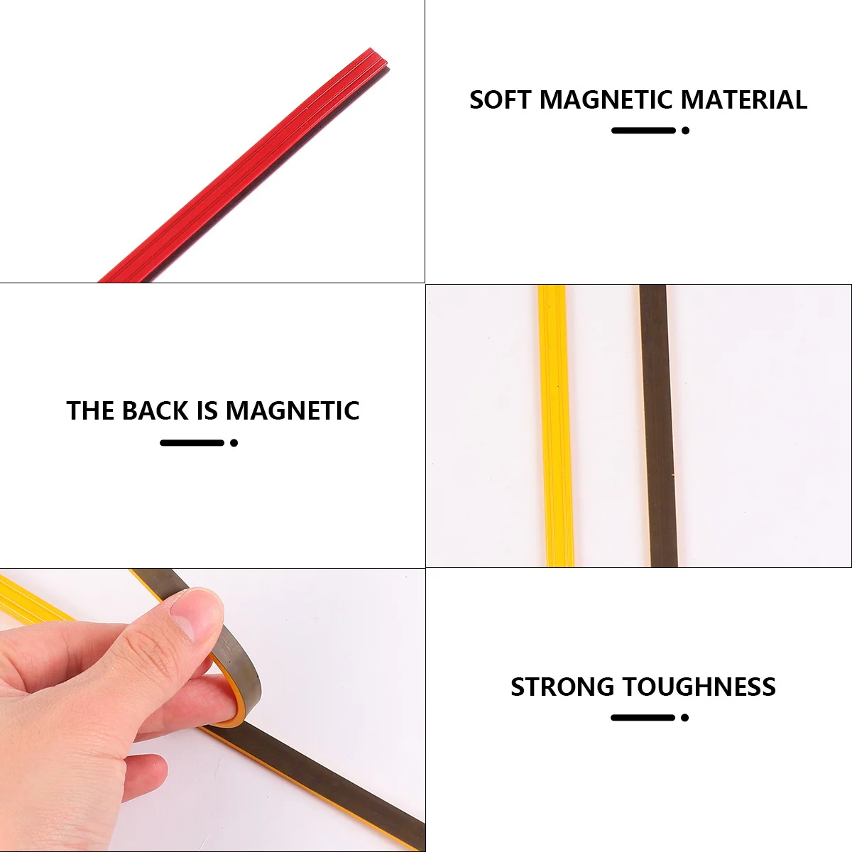 12 قطعة من ملحقات السبورة البيضاء الملونة المرنة التي يمكنك صنعها بنفسك لاستخدام ديكور الثلاجة المدرسية والمكتبية #5