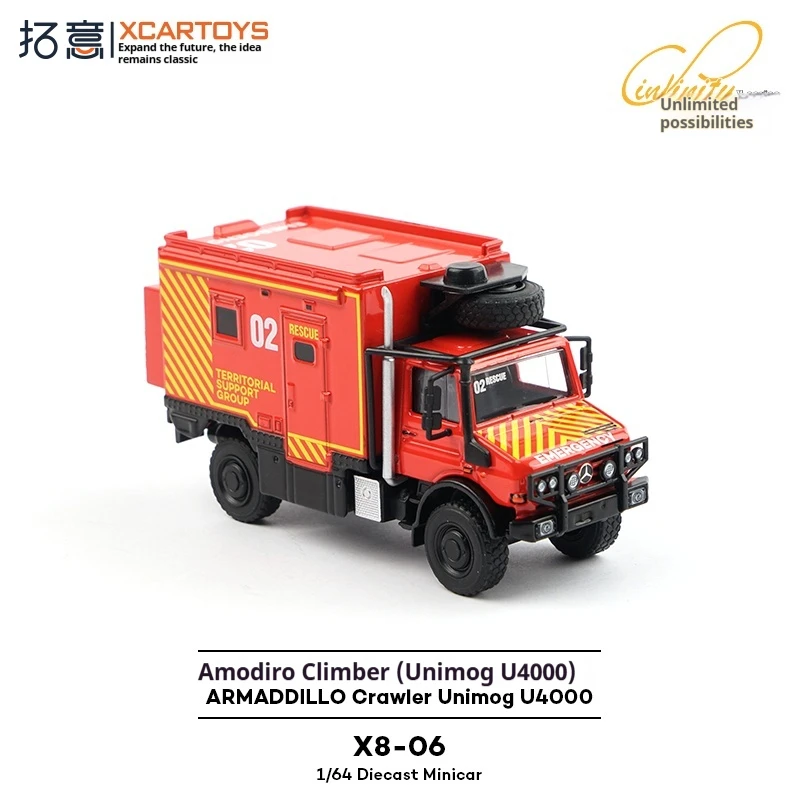 TaoYi 1/64 مقياس سبيكة سيارة الإنقاذ نموذج عرض قطعة RV لعبة السيارة غير راديو التحكم نموذج النقل تحصيل #2