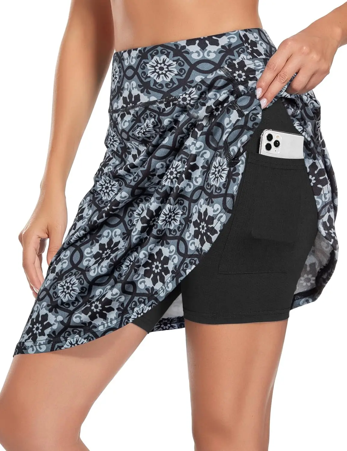 

Luxy Trio Women's 20" Knee Length Skirts Tennis Athletic Golf Causal Skort