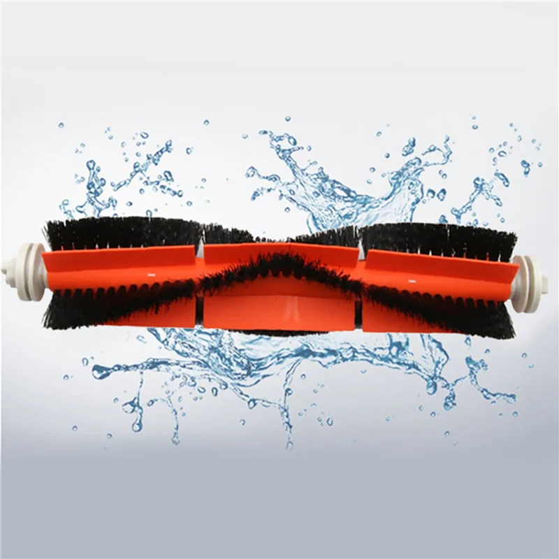 【الليوم فقط】2X فرشاة رئيسية لـ Xiaomi Mijia SDJQR01RR 1S / Roborock S50 S55 T6 T7 P50 أجزاء المكنسة الكهربائية للتنظيف المنزلي