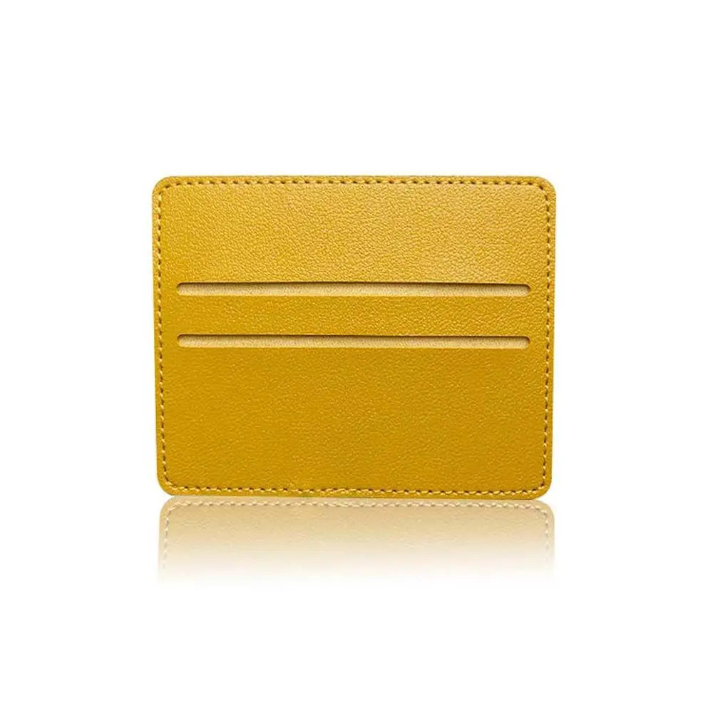 Men Women Credit ID Card Thin PU Leather Bank Card Bag Slim Card Holder Coin Pouch Business Wallet