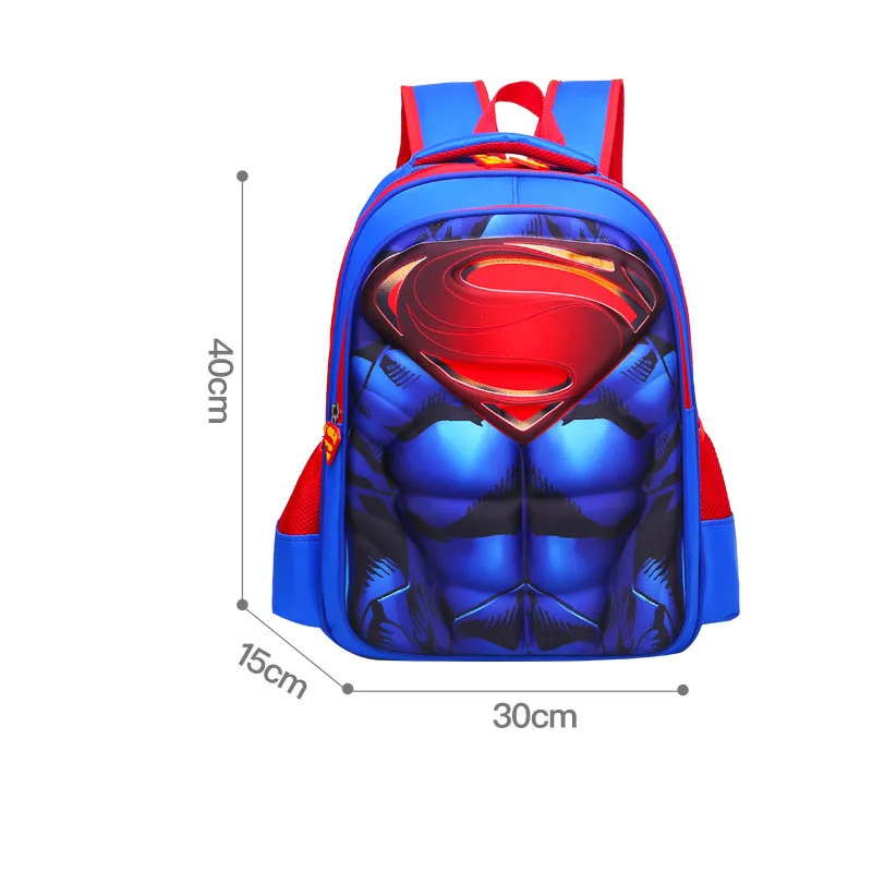 Superheroes Backpacks Student Schoolbag Spiderman School Bags Kindergarten Backpack for Boys Travel Shoulders Bag Gift