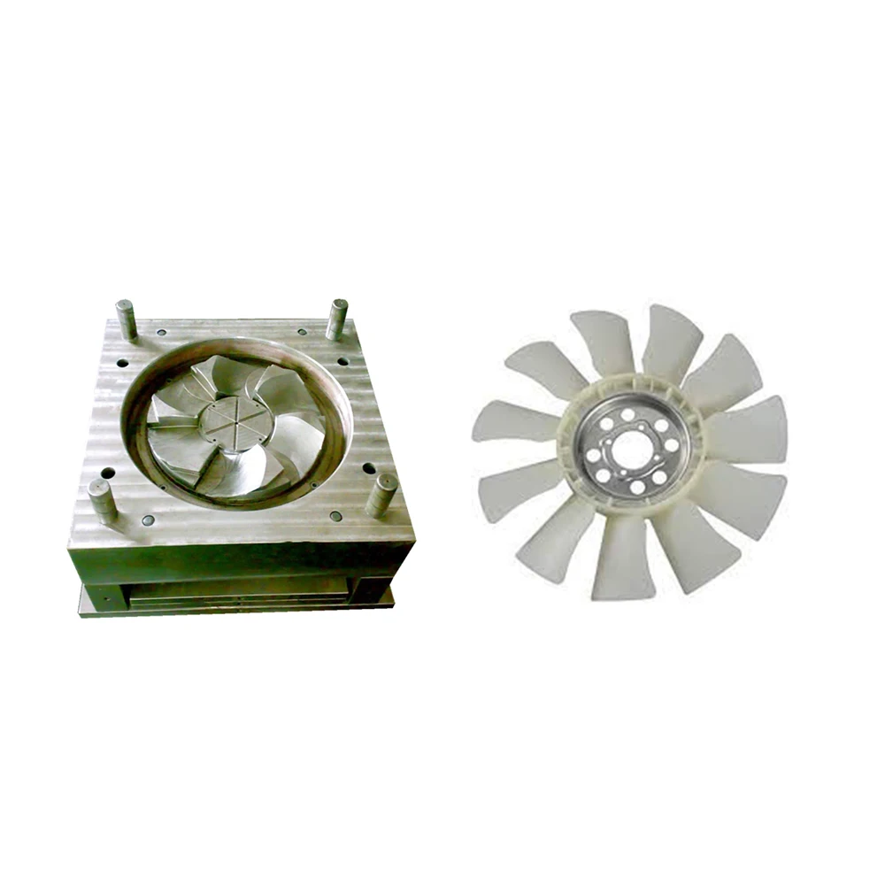 

Electric Household Product Mold Cooler Parts Plastic Fan Mould Maker