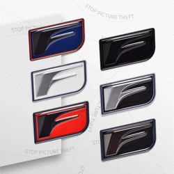 1Pcs 3D Metal F Sport Logo Emblem Badge Car Rear Tail Bumper Trunk Sticker For RX 350 300 250 IS300h ES300h LX570 NX EX300h GS