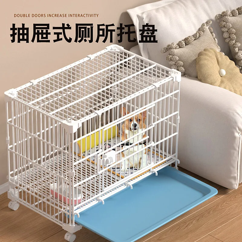 Gabbia per cani Gabbia in ferro Gabbia da trasporto Può essere impilata per cuccia per animali domestici