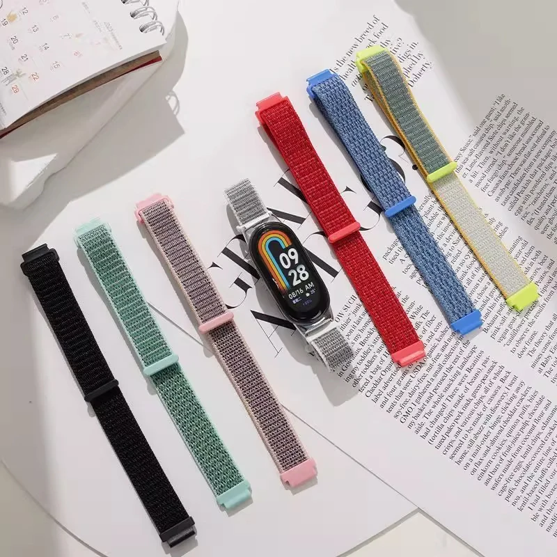 Nylonband für Xiaomi Mi Band 10 9 8 NFC Miband Smart Watch Armband Ersatzgürtel Sport Pulsera Correa Mi Band 10 Armband