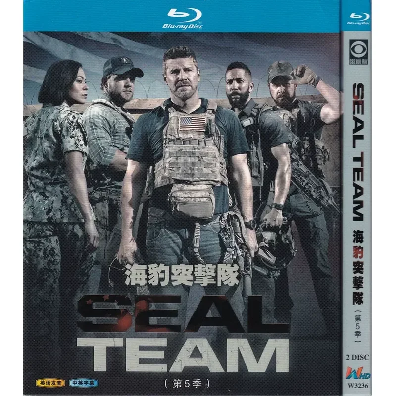 Blu-ray Action War Series Navy SEALs Season 5 High Definition 2BD Disc Non-DVD Disc