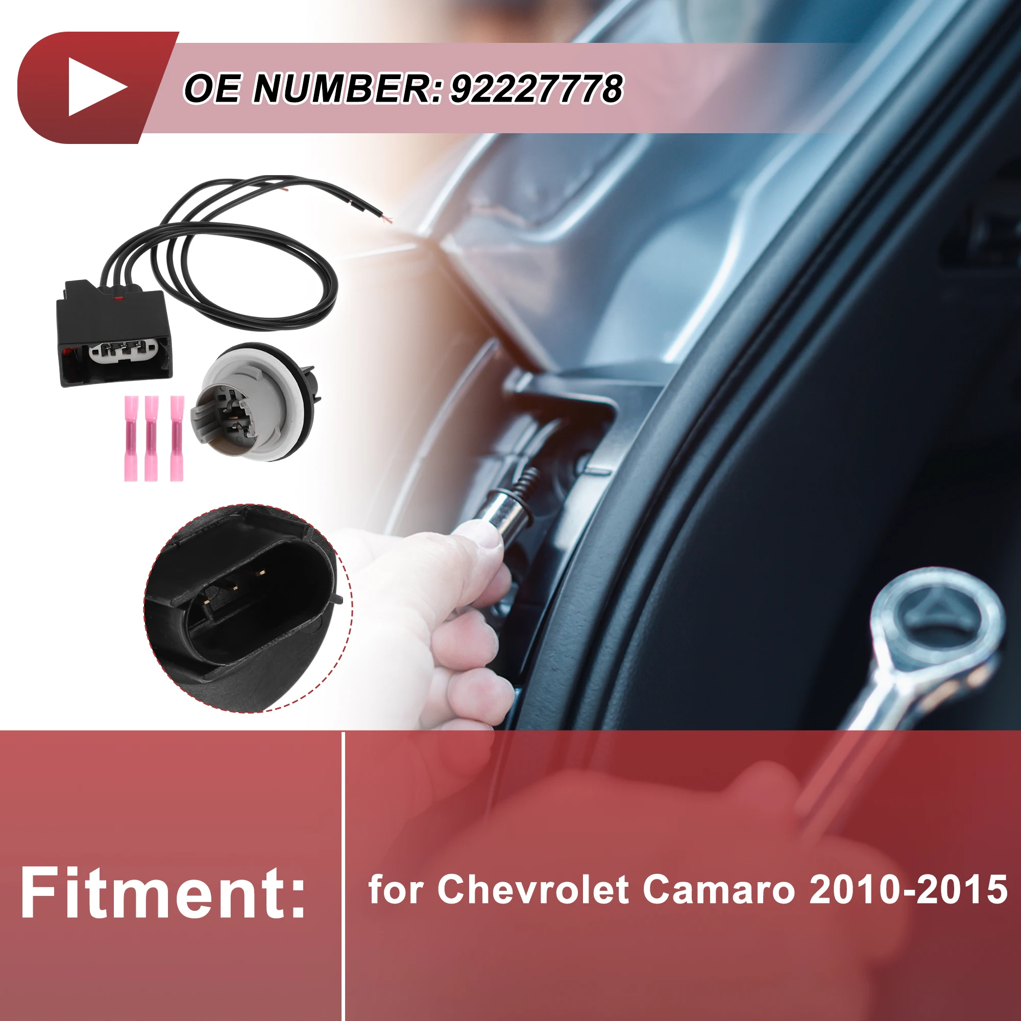 

X Autohaux Turn Signal Light Socket Wiring for Chevrolet Camaro 10-15 No.92227778 Parking