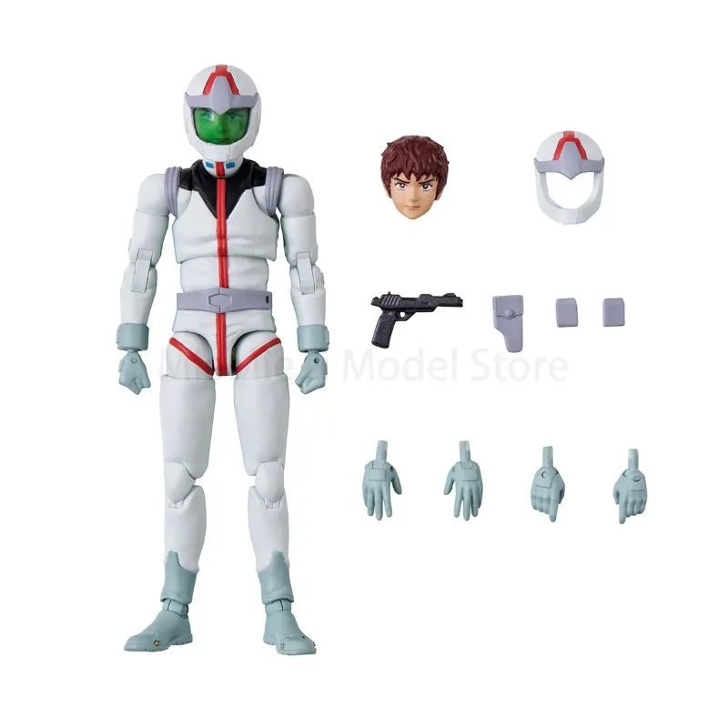 أكشن/دمى MegaHouse الأصلية الأصلية G.M.G. المجموعة 09 10 Kidou Senshi Gundam Amuro Ray Char Aznable Space Suit Ver Action