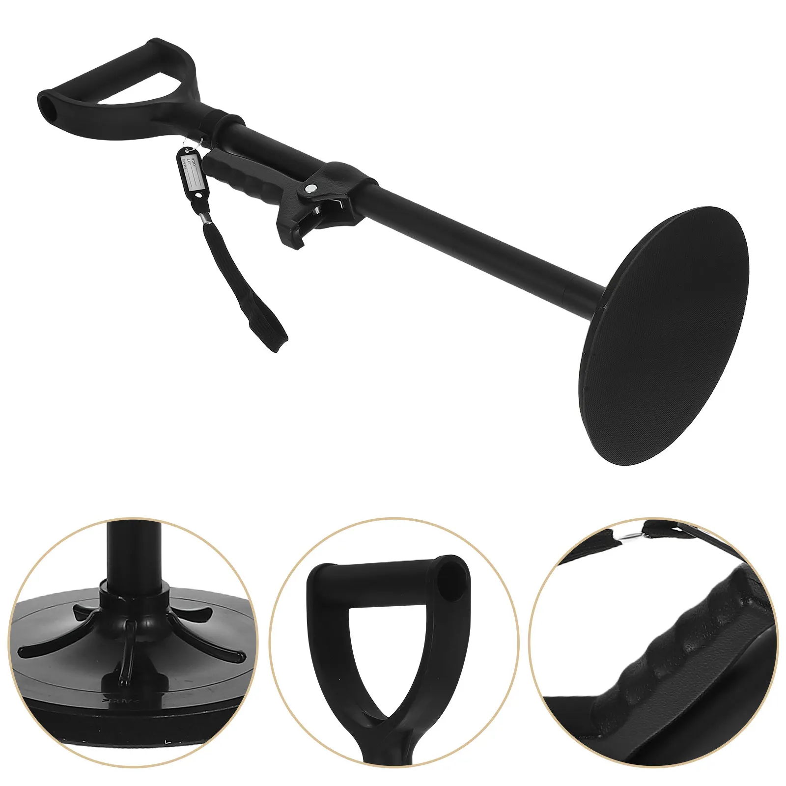 Adjustable Walking Aid Chair Elderly Standing Support Bedside Stand Up Assist Foldable Portable Mobility Aid Device