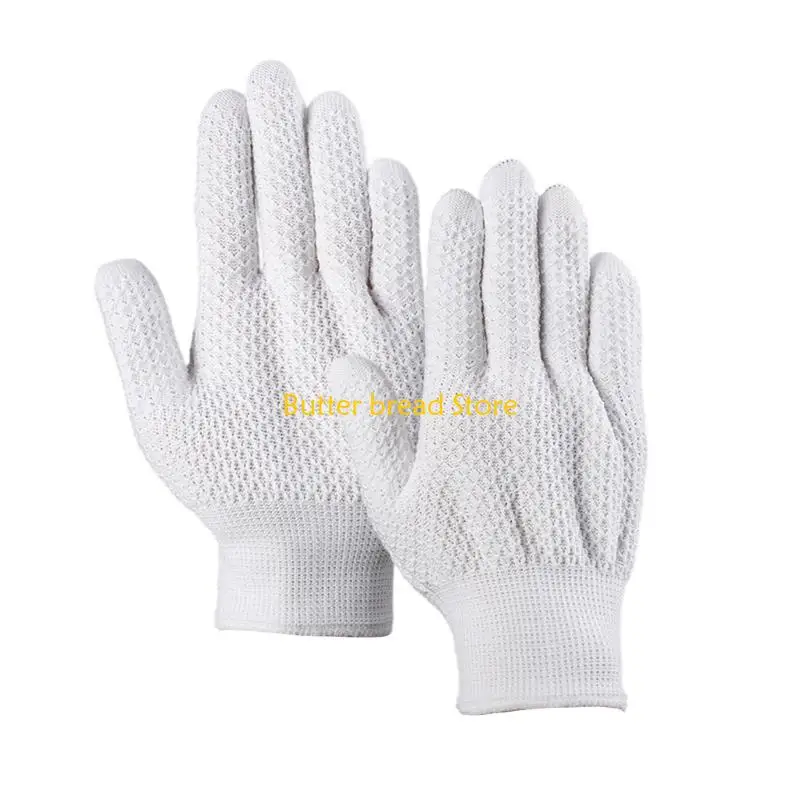 W89C Reinforced Gloves For Polishing Beads Fiber Construction Extended Durability 2x
