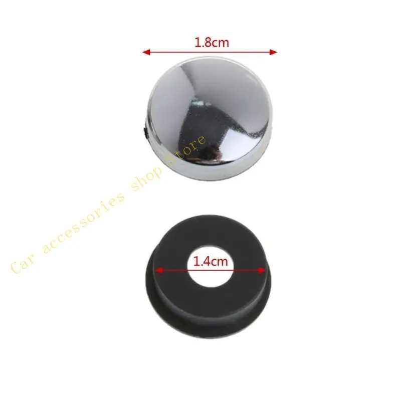 

T21E 8Pcs Car Truck Number License Plate Frame Mounting Screws Bolt Plastic Nut