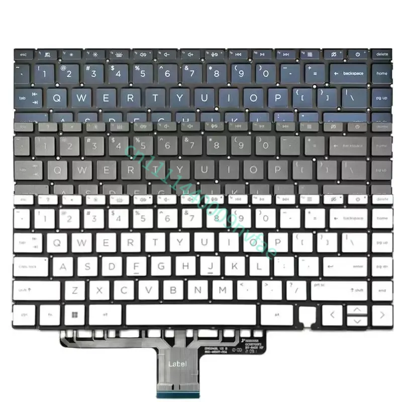 US Layout for HP Spectre x360 14-EA 14T-EA 14-EB TPN-Q250 TPN-Q252 Laptop Keyboard 0.3
