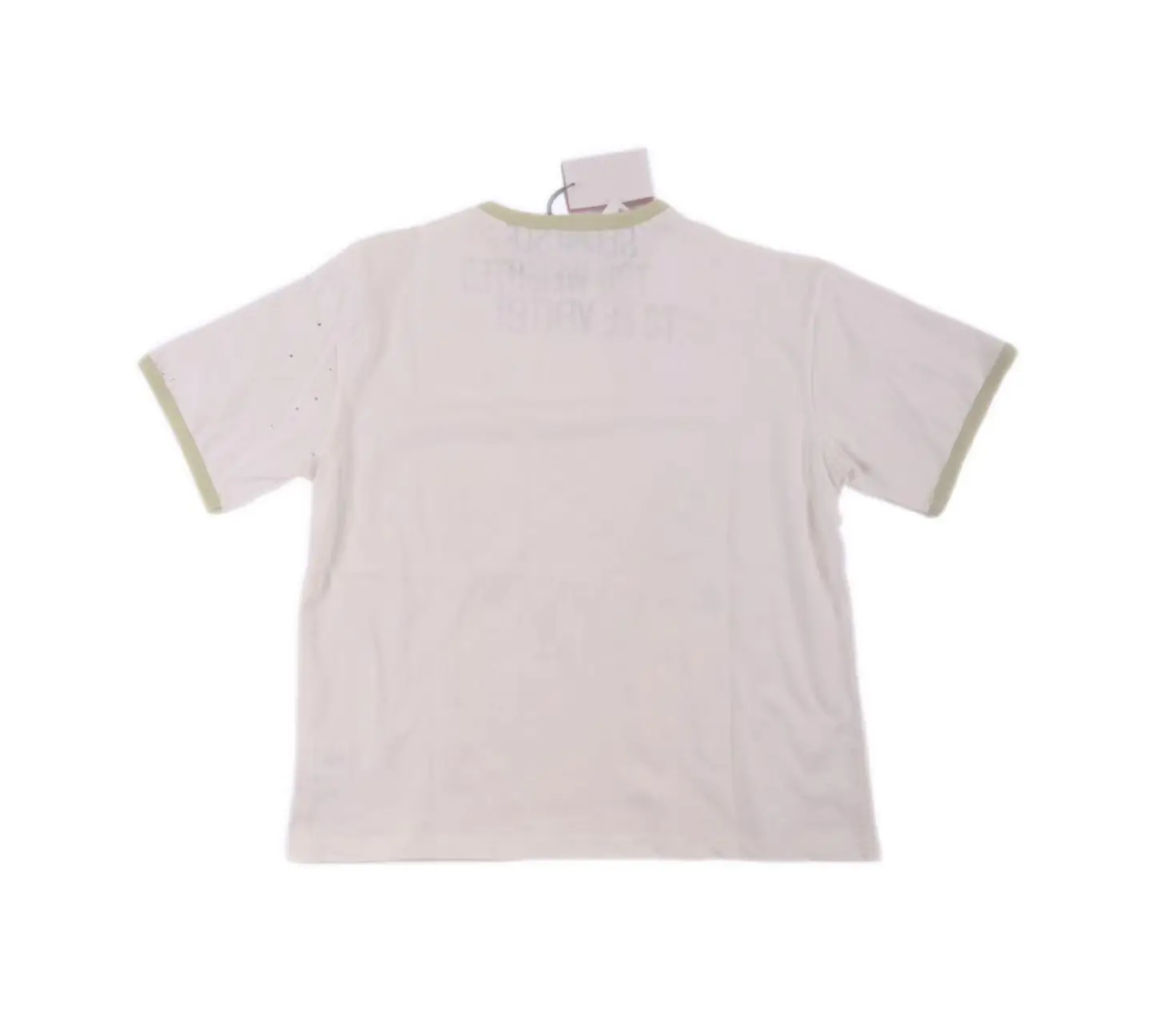 SECND SLF Little Bee Splash Ink Print Short Sleeve T Shirt Men Women Tee Tops T-Shirt