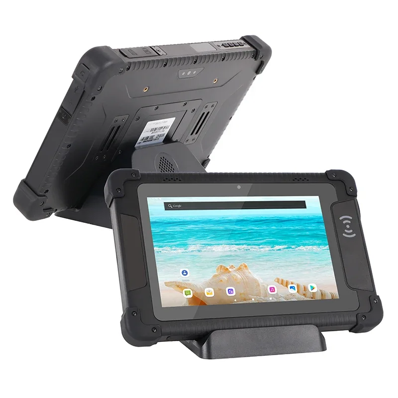 2026 8 Inch  IP65 Waterproof  4G LT EAndroid  4gb 64gb  Docking Station NFC Function Scanner Rugged Tablet