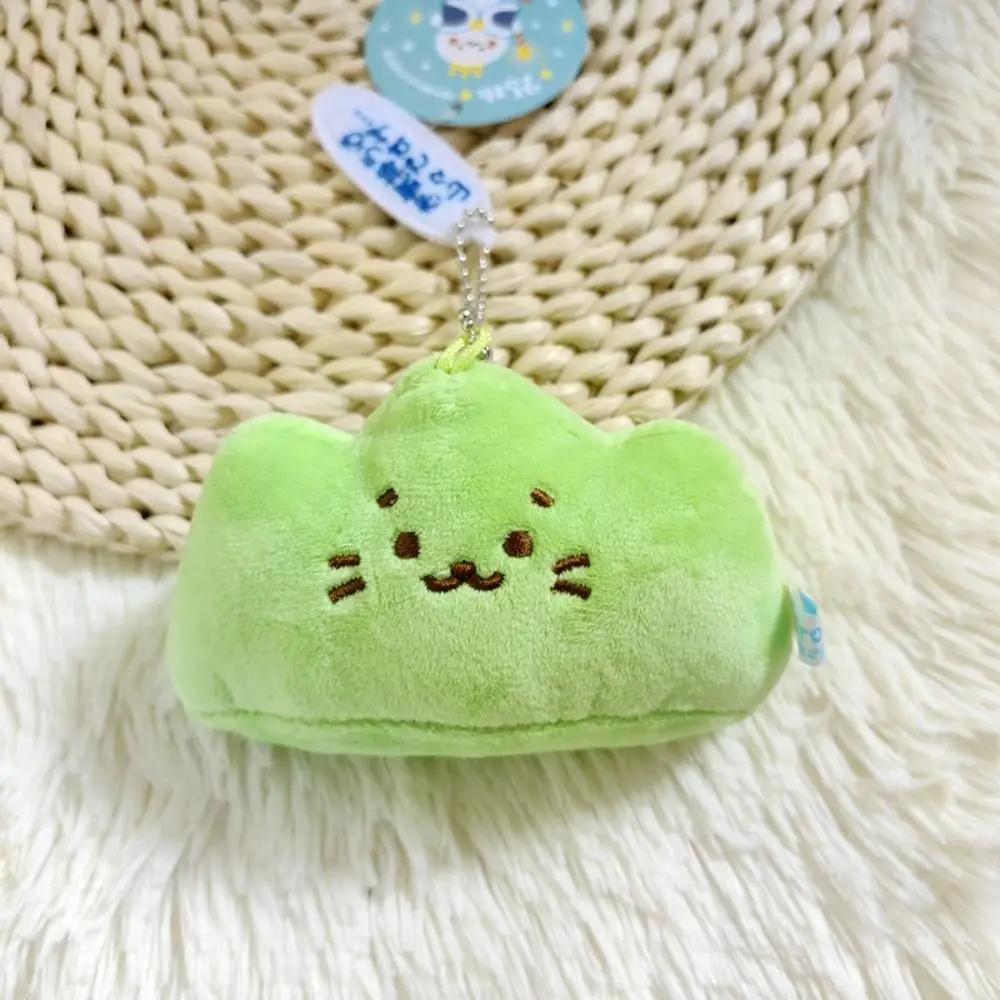 الكرتون الكرتون ختم قلادة لينة أفخم محشوة أفخم دمية مفتاح سلسلة ظهره الديكور العشب حقيبة بنقوش كرتونية سحر على ظهره