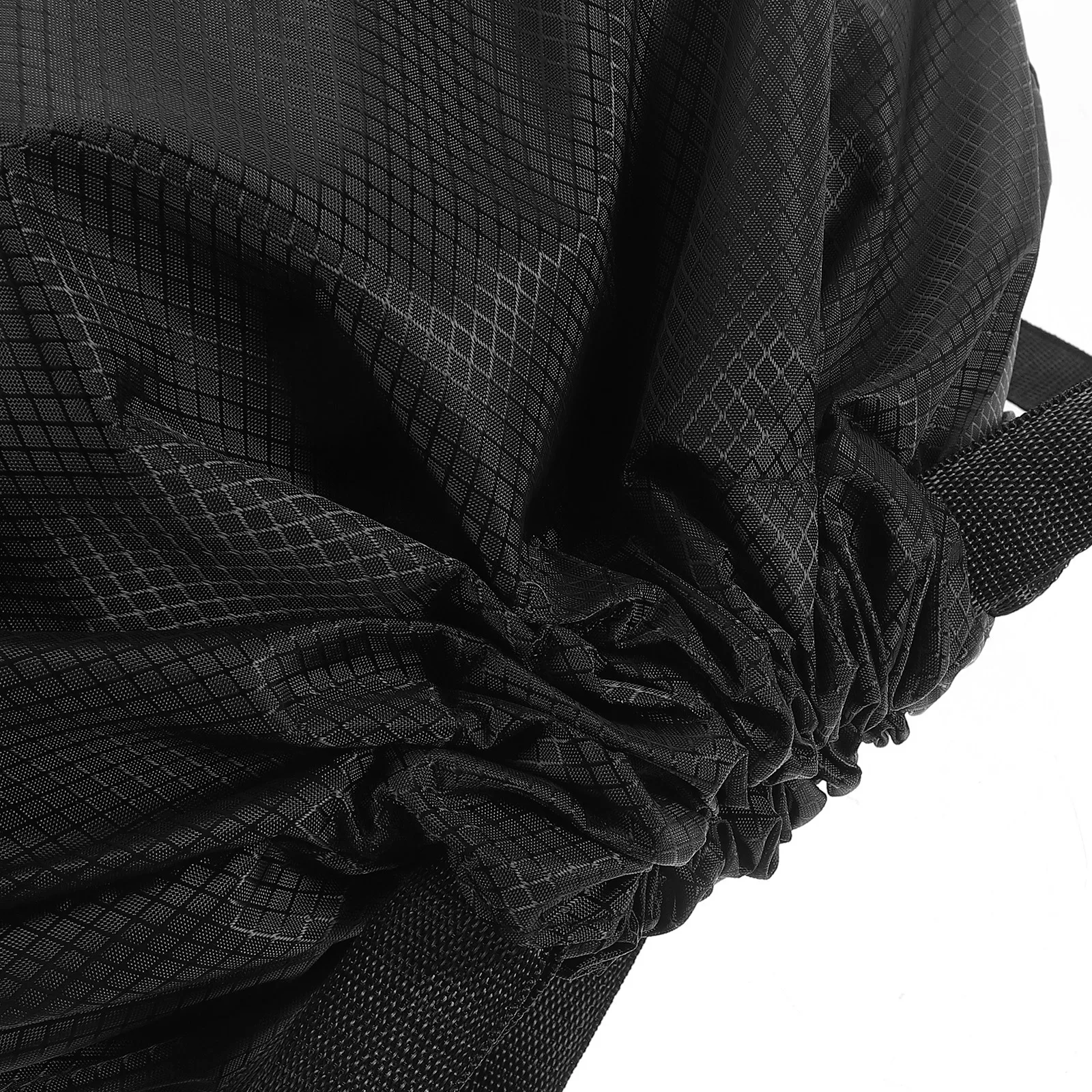 حقيبة برباط سوداء رياضية للياقة البدنية مقاومة للماء حقيبة ظهر كاجوال رياضية صغيرة لفريق تجريب حقيبة صالة الألعاب الرياضية مدرسة السفر الكرة الطائرة