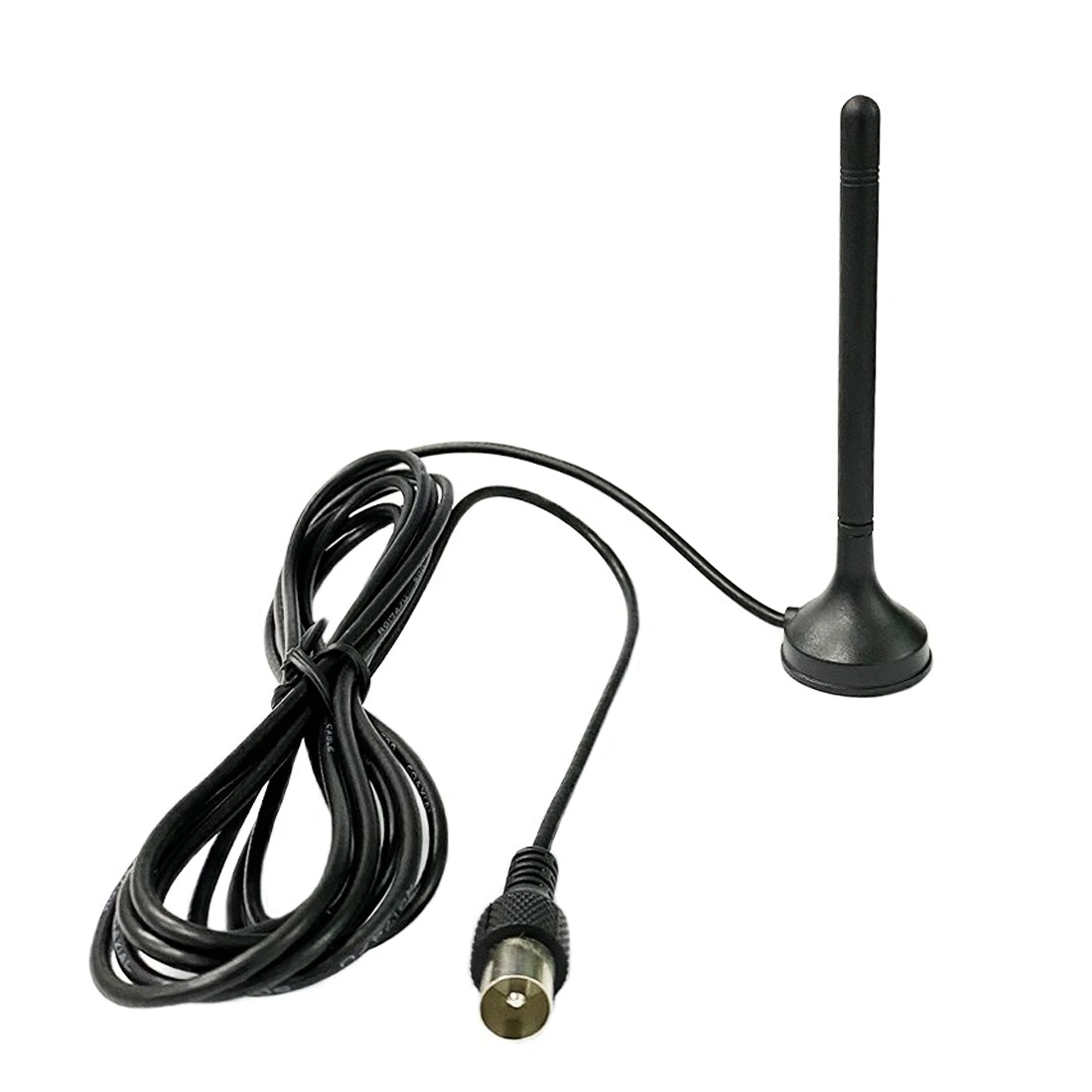 

1pc DVB-T Antenna DVB Sucker Antenna Indoor Aerials 10dBi 147-230/470-860MHz With TV Male Connector New Wholesale Price