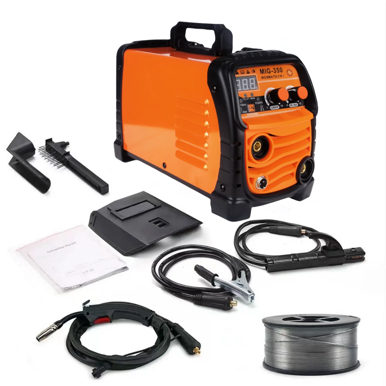 

MIG-350 IGBT Arc Welders Portable 110V 220V DC Mini Electric Inverter mig Welding Machine gasless