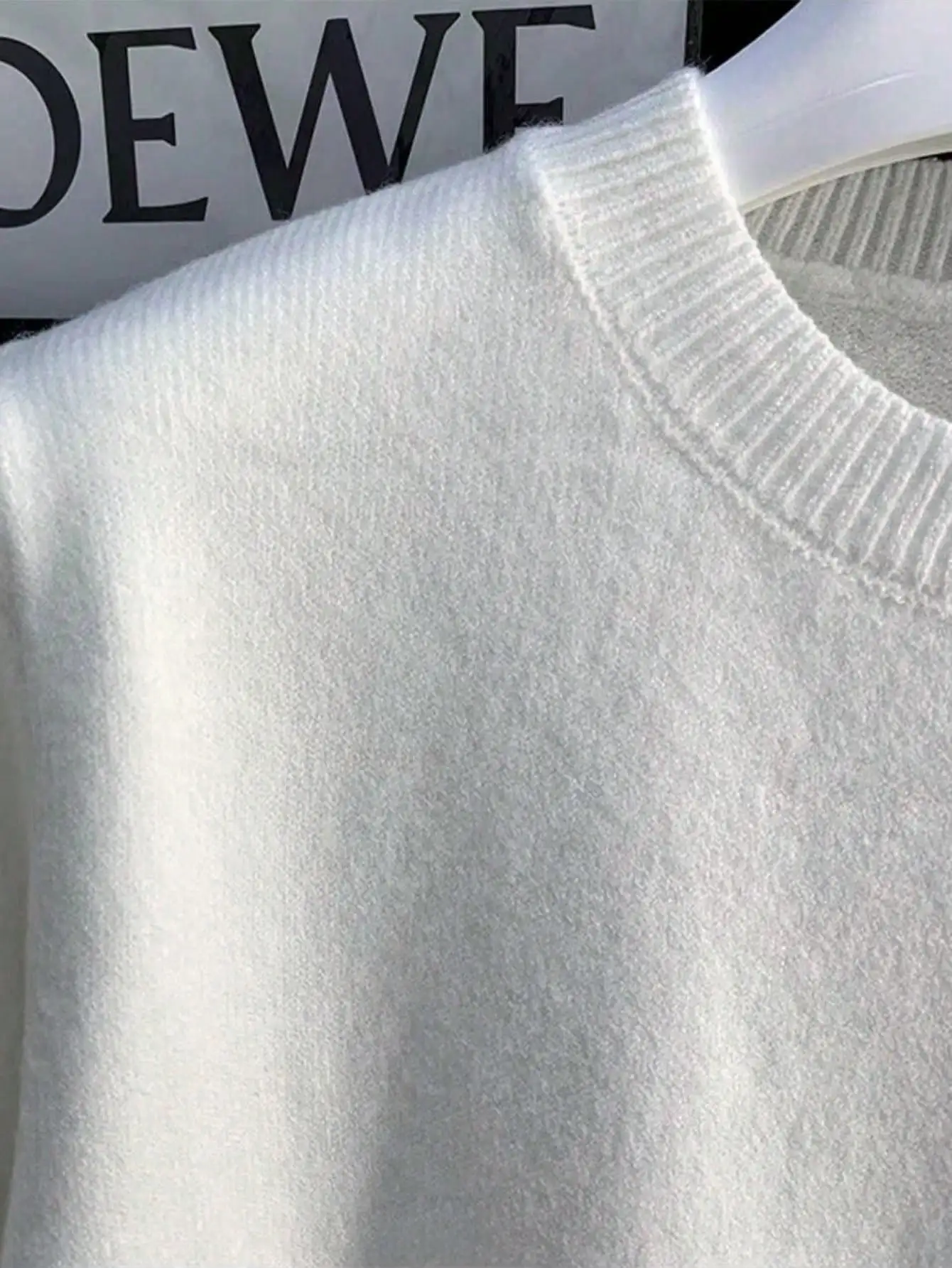 Men's Solid Color Short Sleeve Knit Top - Casual Loose Fit Crew Neck Sweater