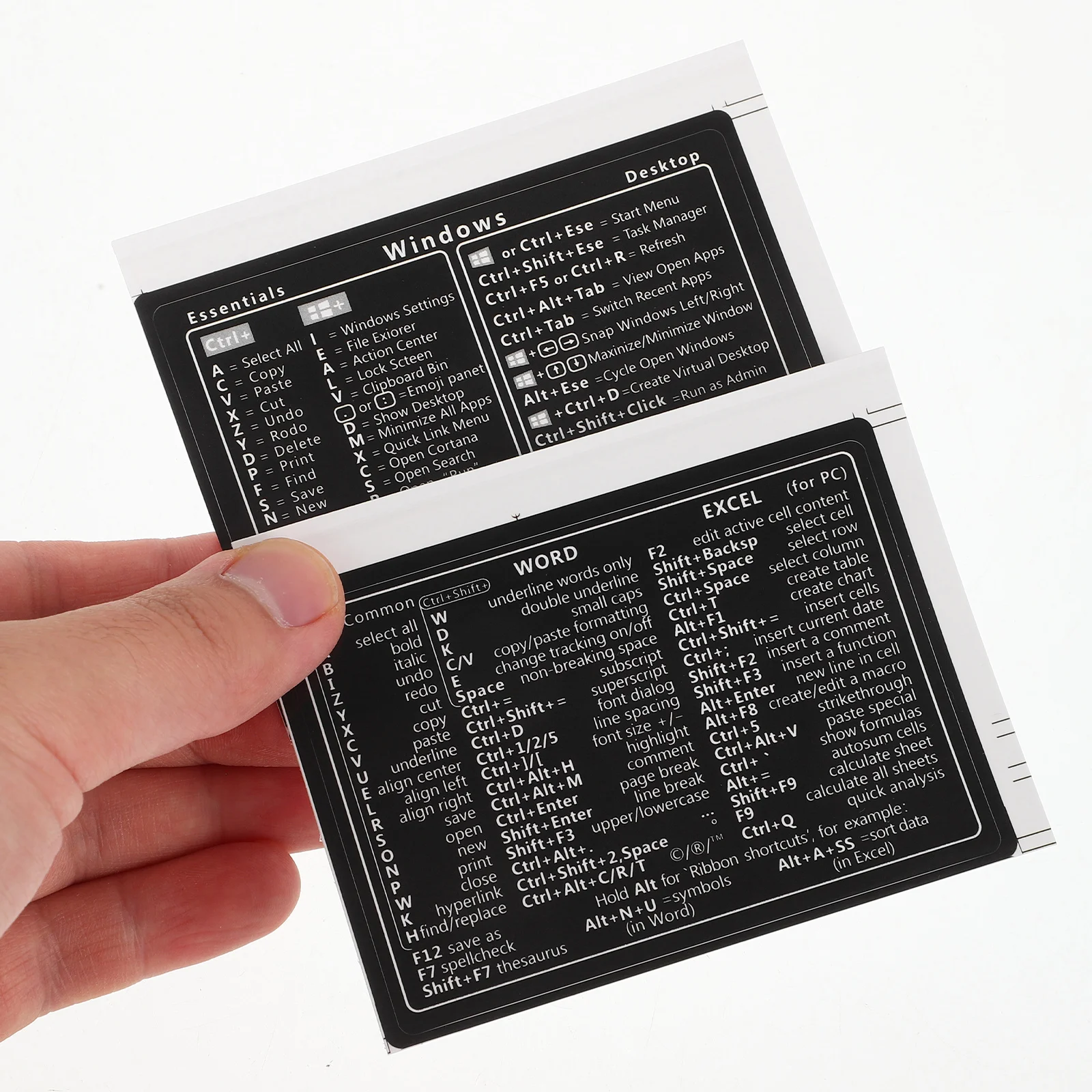 

4 Sheets Keyboard Stickers Decal Self Adhesive Laptop Accessory Decals Accessories