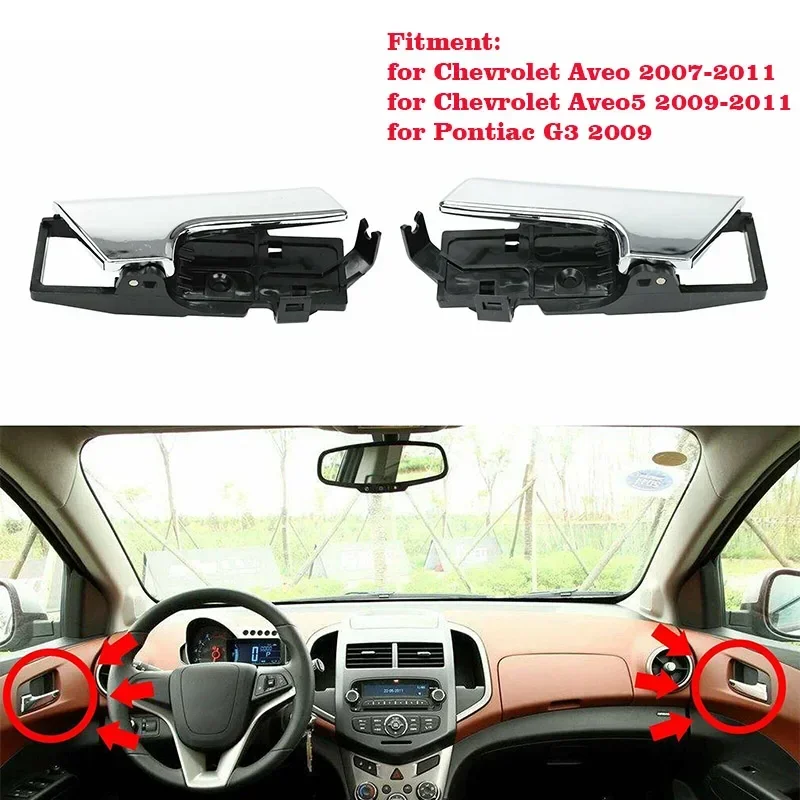 Car Interior Door Handle for Chevrolet Aveo 2007 -2011 Aveo5 for Pontiac G3 96462710 96462709