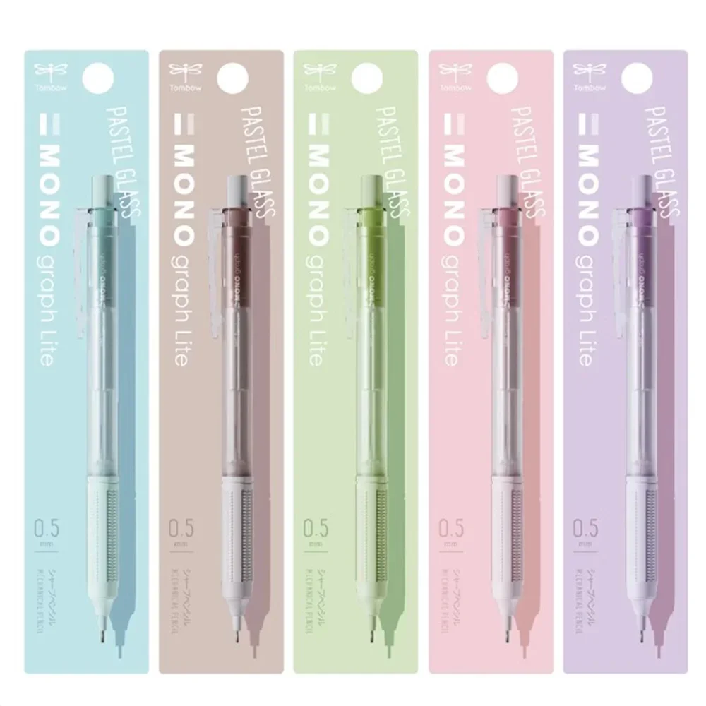 Imagem -06 - Tombow Mono Vidro Lápis Mecânico Limited Shake Out Core Material Escolar Papelaria Kawaii Dpa132