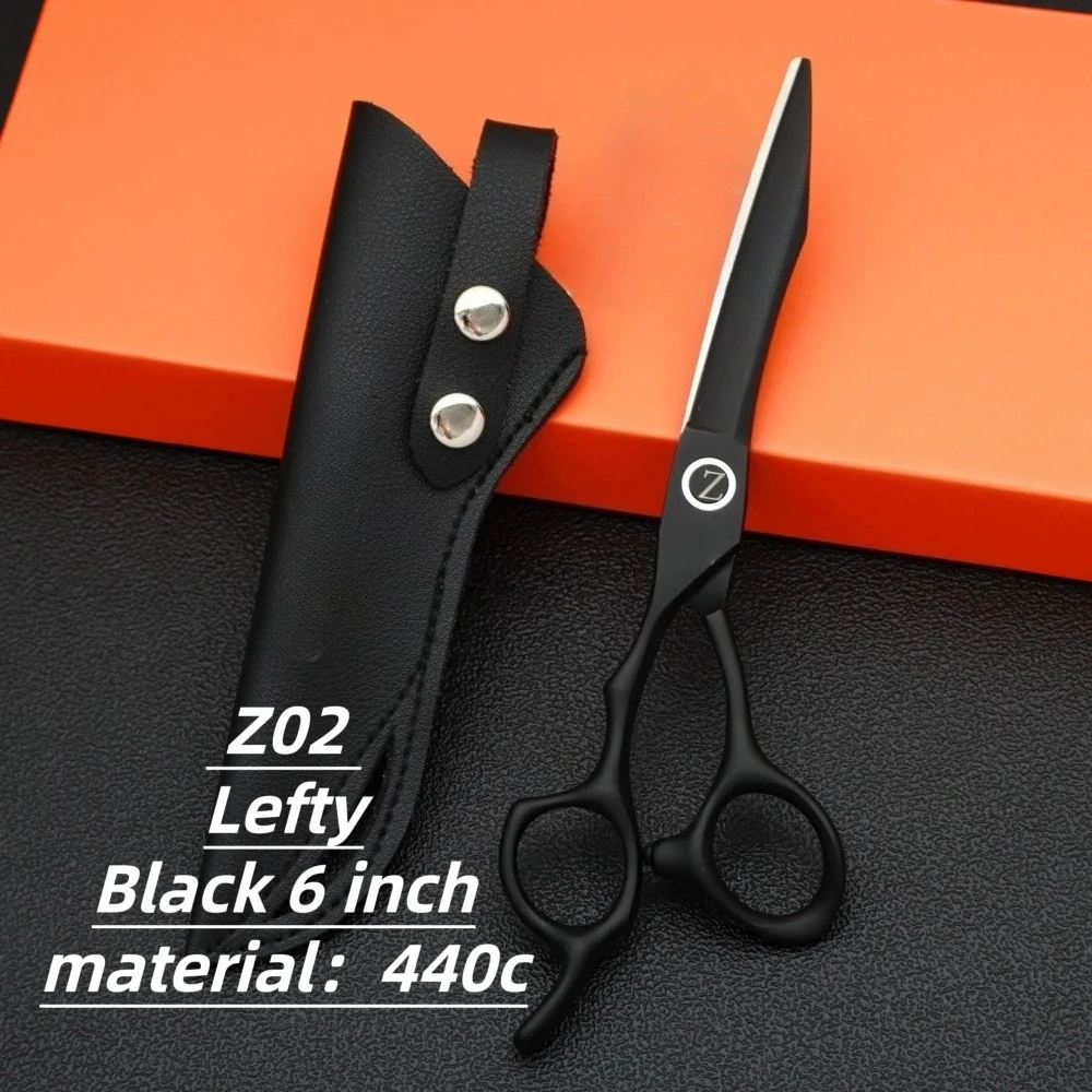 Left Hand Hairdressing Scissors 6'' Barber Shop Cutting Shears Thinning Scissors Professional Hair Scissors
