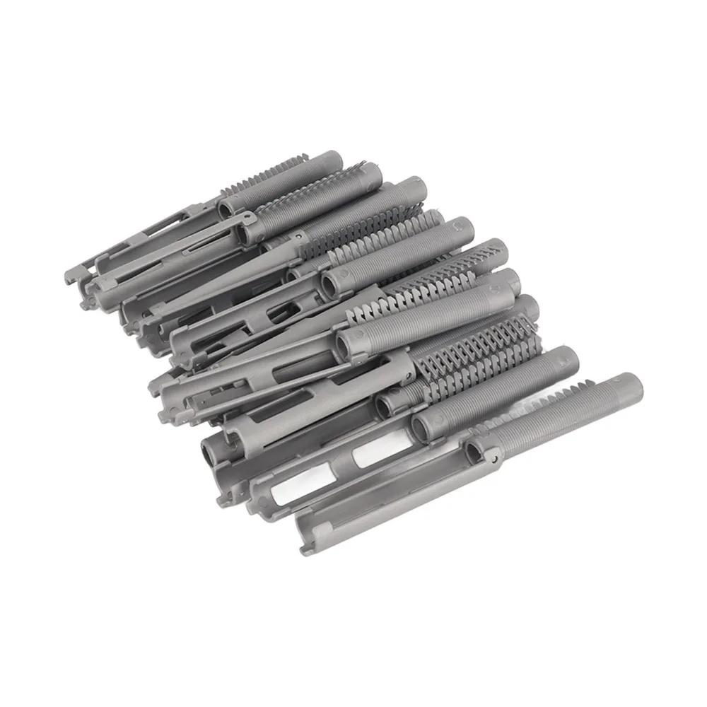 25pcs Safe Curling Perm Rod Easy To Use Tooth Design Hair Styling Tool No Heat Required Easy Clip On Hook Hair Perm Rod