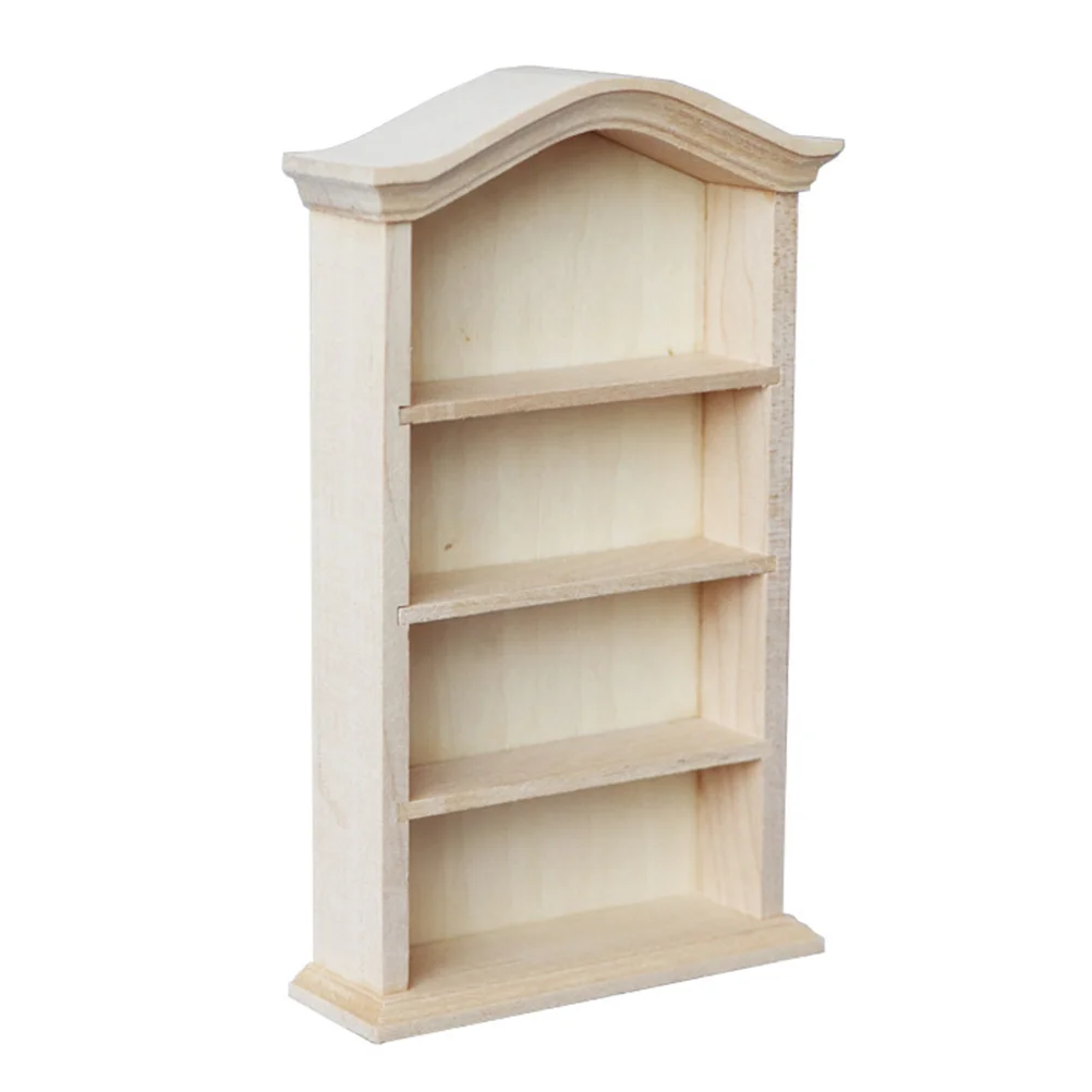 Small Bookcase Furniture Model Bookshelves Wooden Decorative House Bookshelf