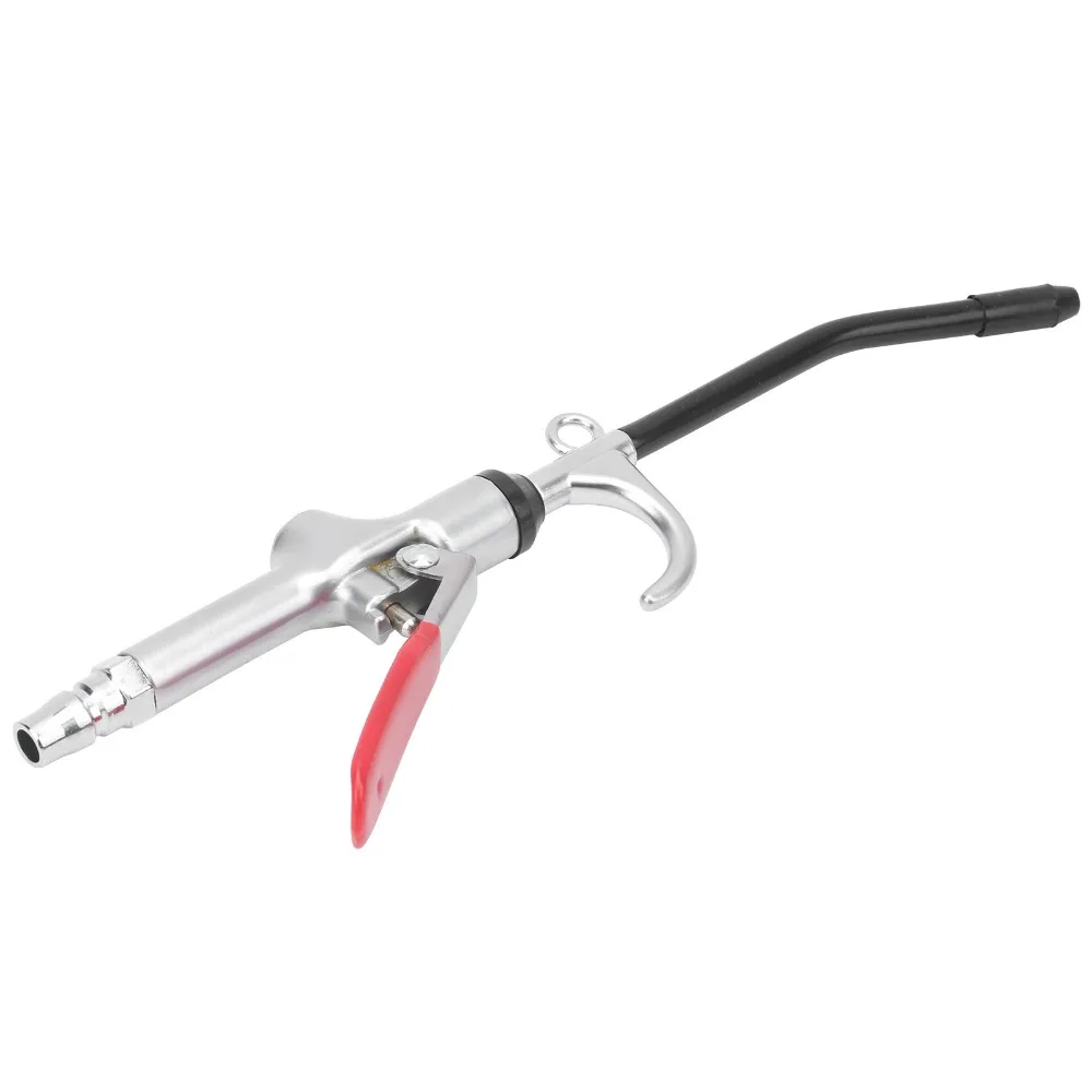 Aluminum Alloy Dust Cleaning Gun Leak-Proof Design Ergonomic Grip Air Blow Gun Stainless Steel Nozzle High Volume
