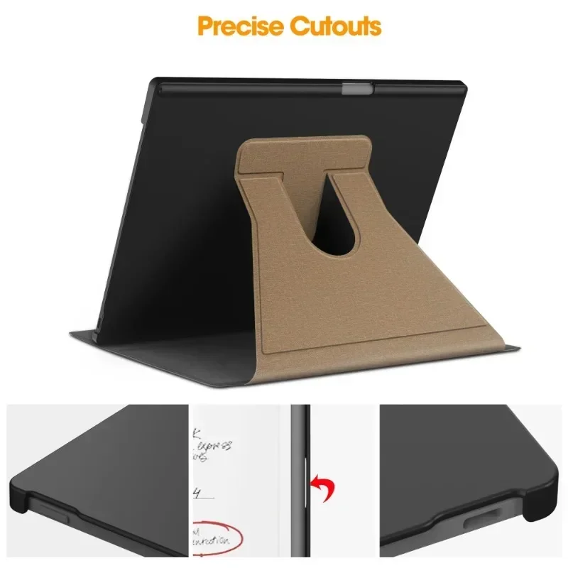 360 Degree Rotation Folding Stand Cover Acrylic Back Shell Pencil Holder Funda For reMarkable Paper Pro11.8" Tablet Case coque