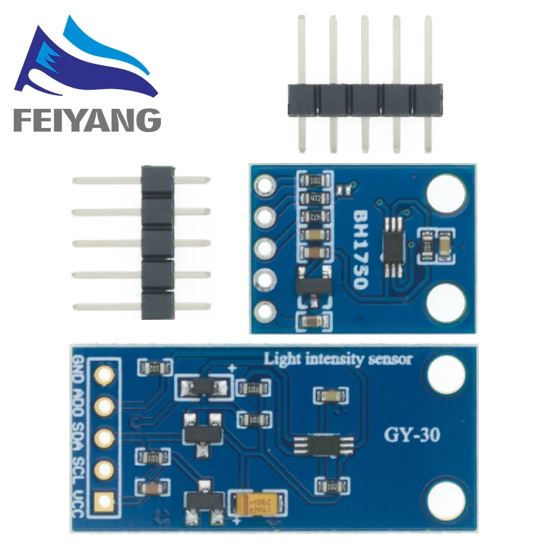 GY-302 GY-30 BH1750 BH1750FVI 디지털 광강도 센서 모듈의 실용성과 성능 평가